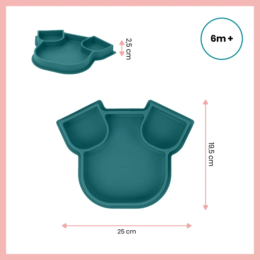 Babymoov Silikonový talíř Isy Plate Dog