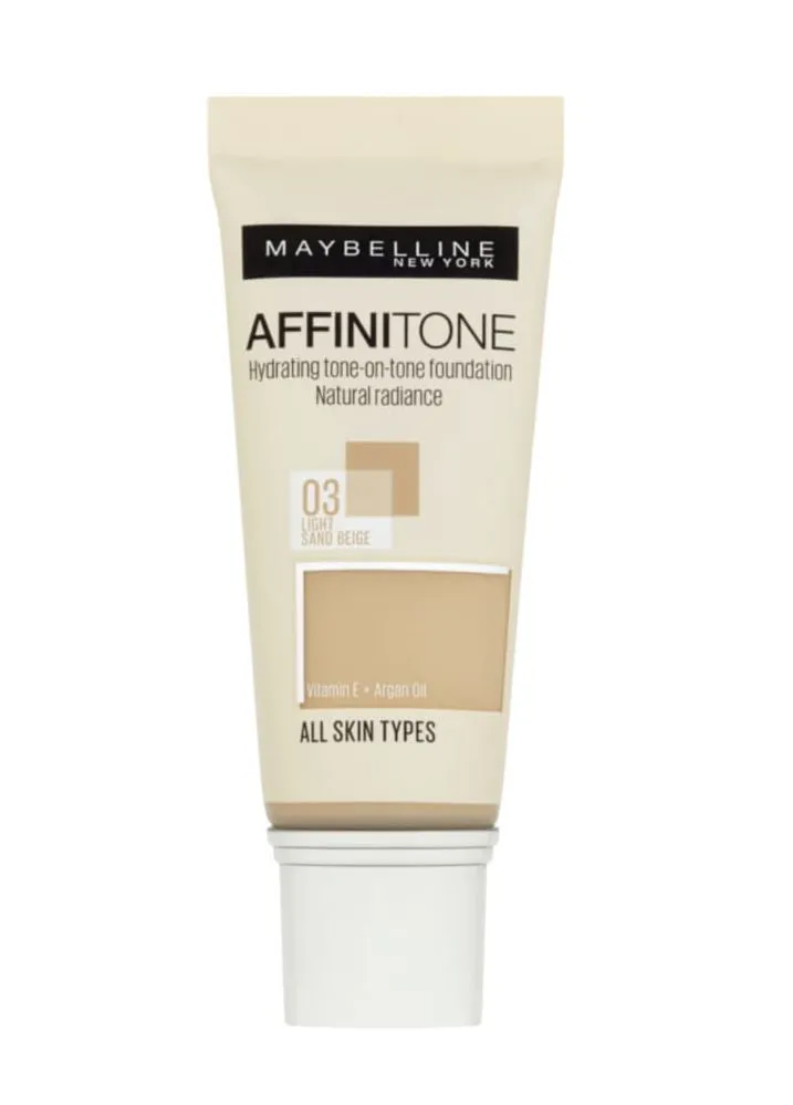 Maybelline Affinitone Light Sand Beige 03 hydratační make-up 30 ml