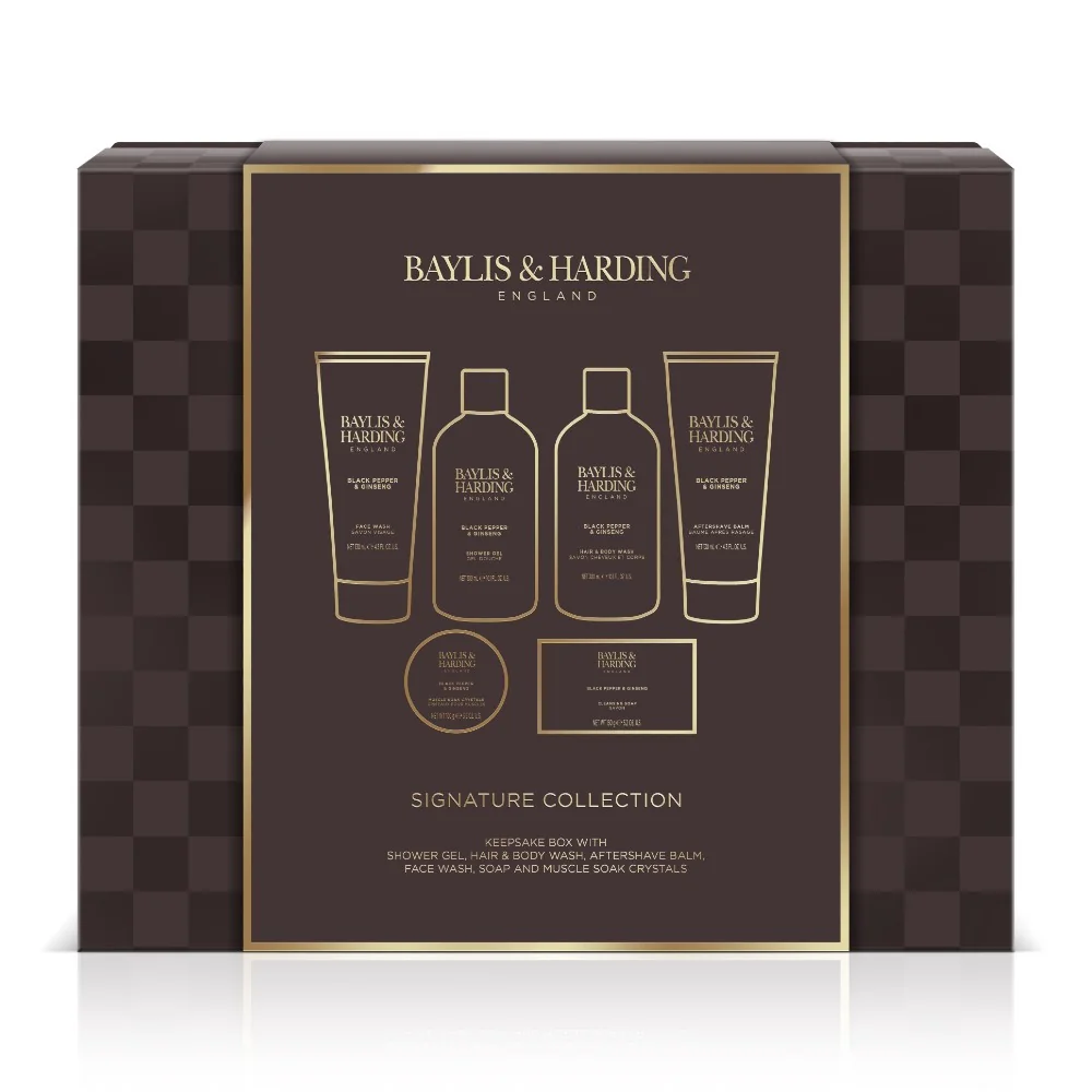 Baylis & Harding Pánská sada péče o tělo Černý pepř & Ženšen 6 ks