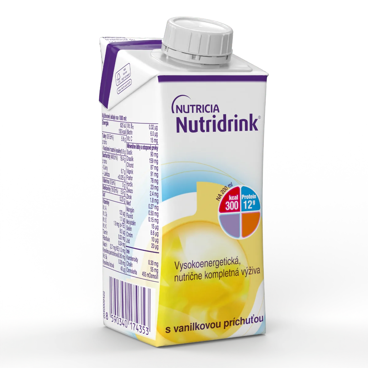 Nutridrink s příchutí vanilkovou 200 ml