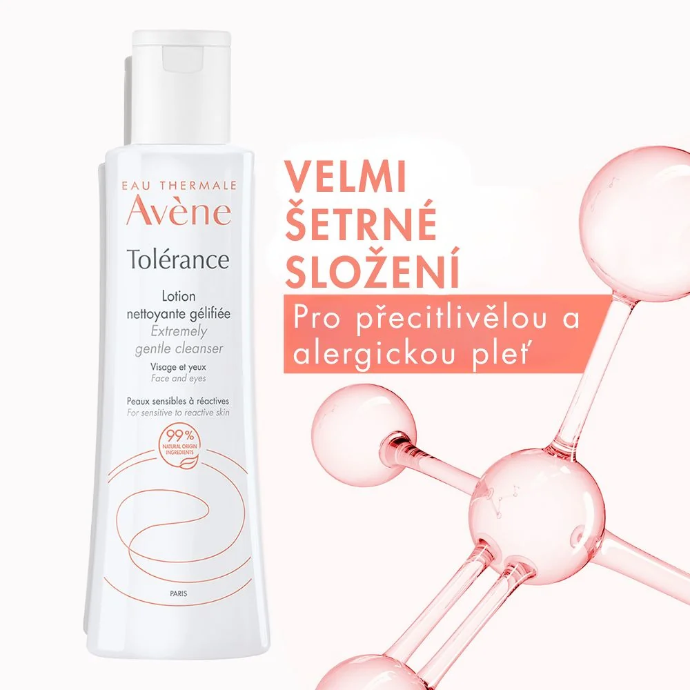 Avène Tolerance Velmi jemný odličovač pro citlivou až reaktivní pleť 200 ml
