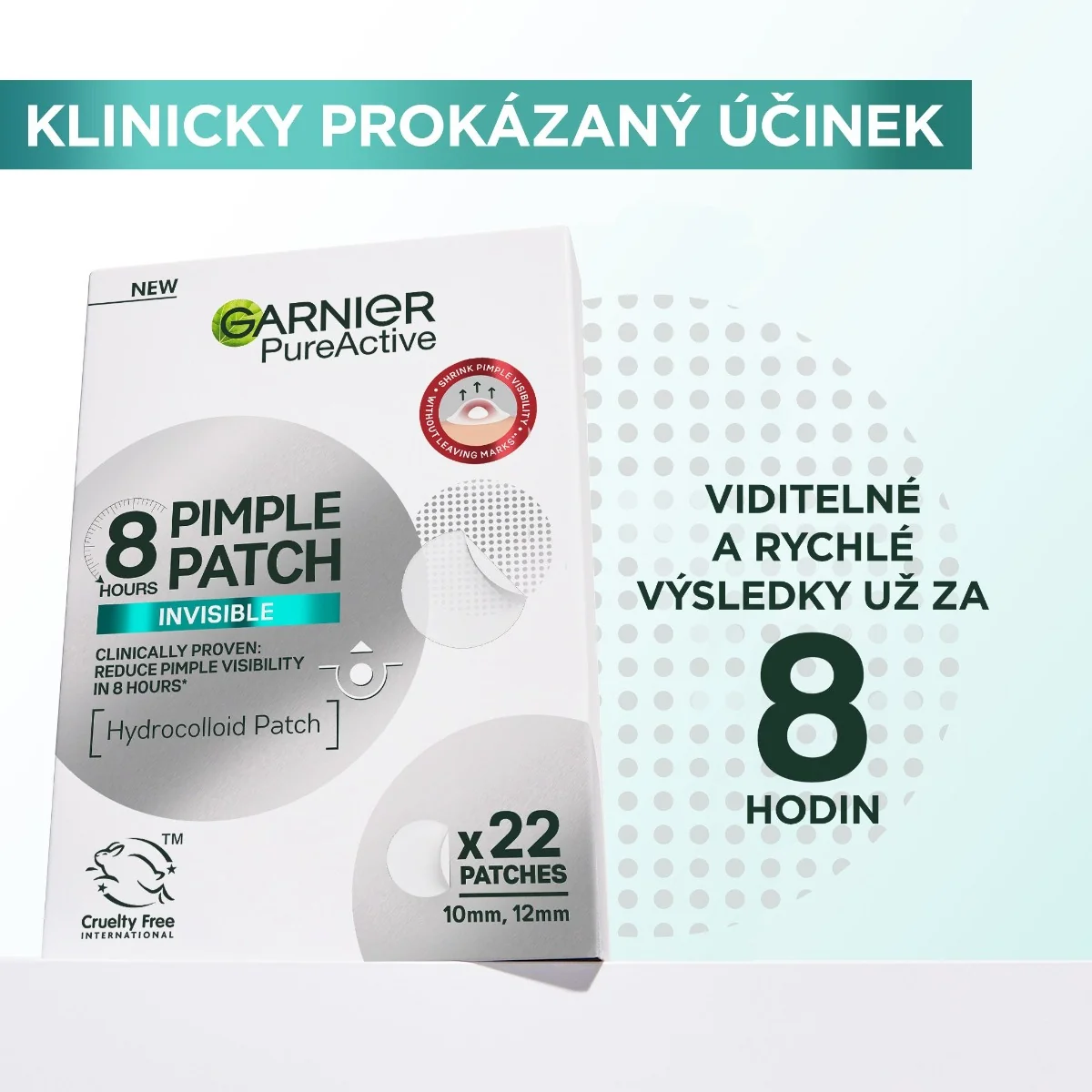 Garnier Pure Active hydrokoloidní náplasti na nedokonalosti 22 ks