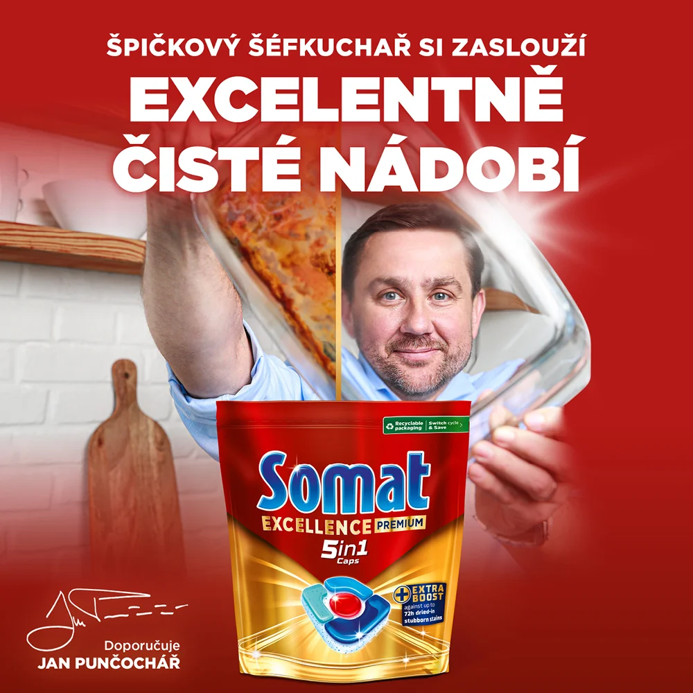 Somat Kapsle do myčky Excellence 5v1 65 ks