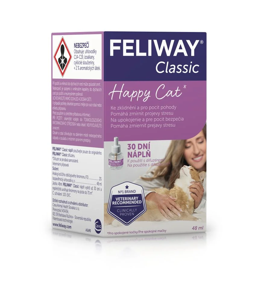 Feliway Classic náhradní náplň pro kočky 48 ml