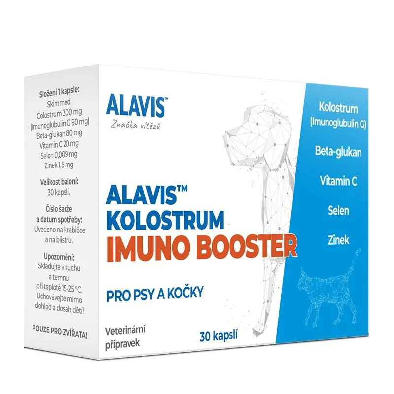 Alavis Kolostrum Imuno Booster 30 kapslí