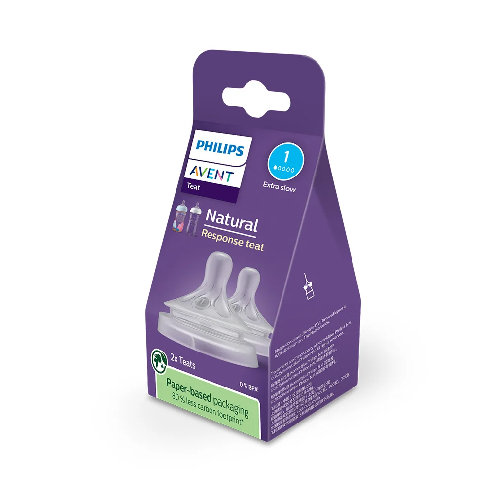 Philips Avent Natural Response 1 Savička velmi pomalý průtok 0m 2 ks