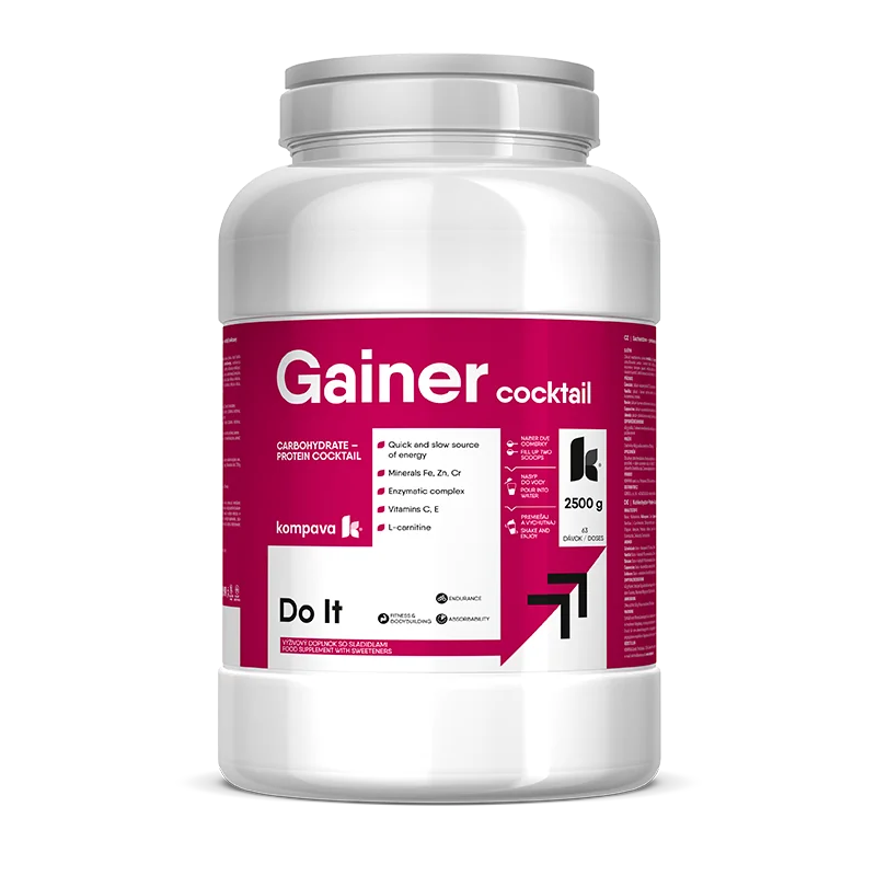 KOMPAVA Gainer jahoda 2,5kg
