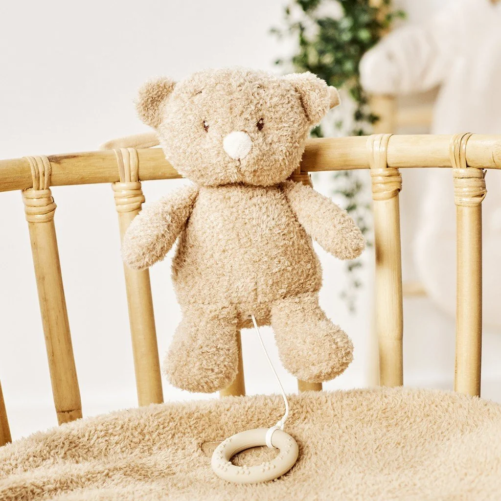 Nattou Hračka plyšová hudební Teddy medvídek 24 cm, 0m+