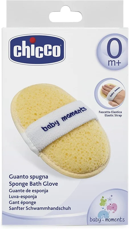 Chicco Houba/rukavice na koupání Baby Moments 1 ks