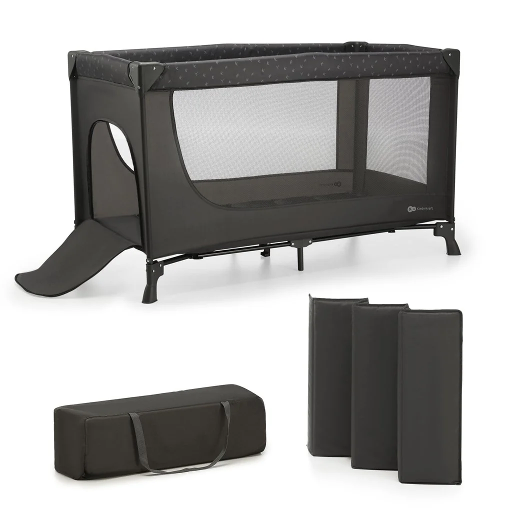 Kinderkraft Postýlka cestovní Joy Light grey 