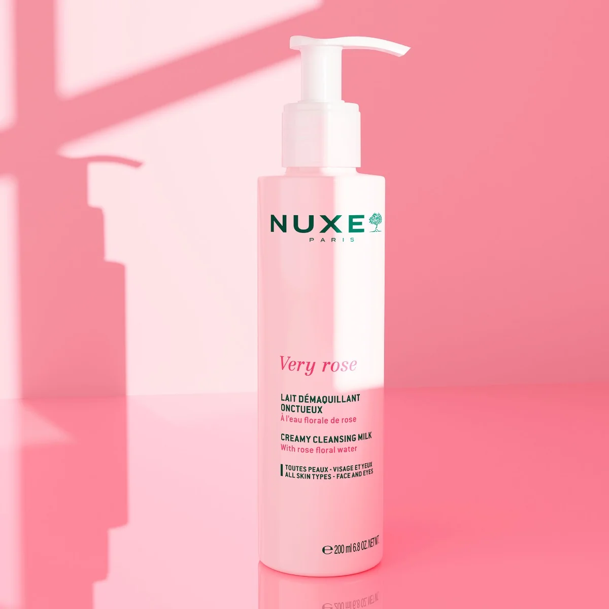 Nuxe Very Rose Krémové čisticí mléko 200 ml