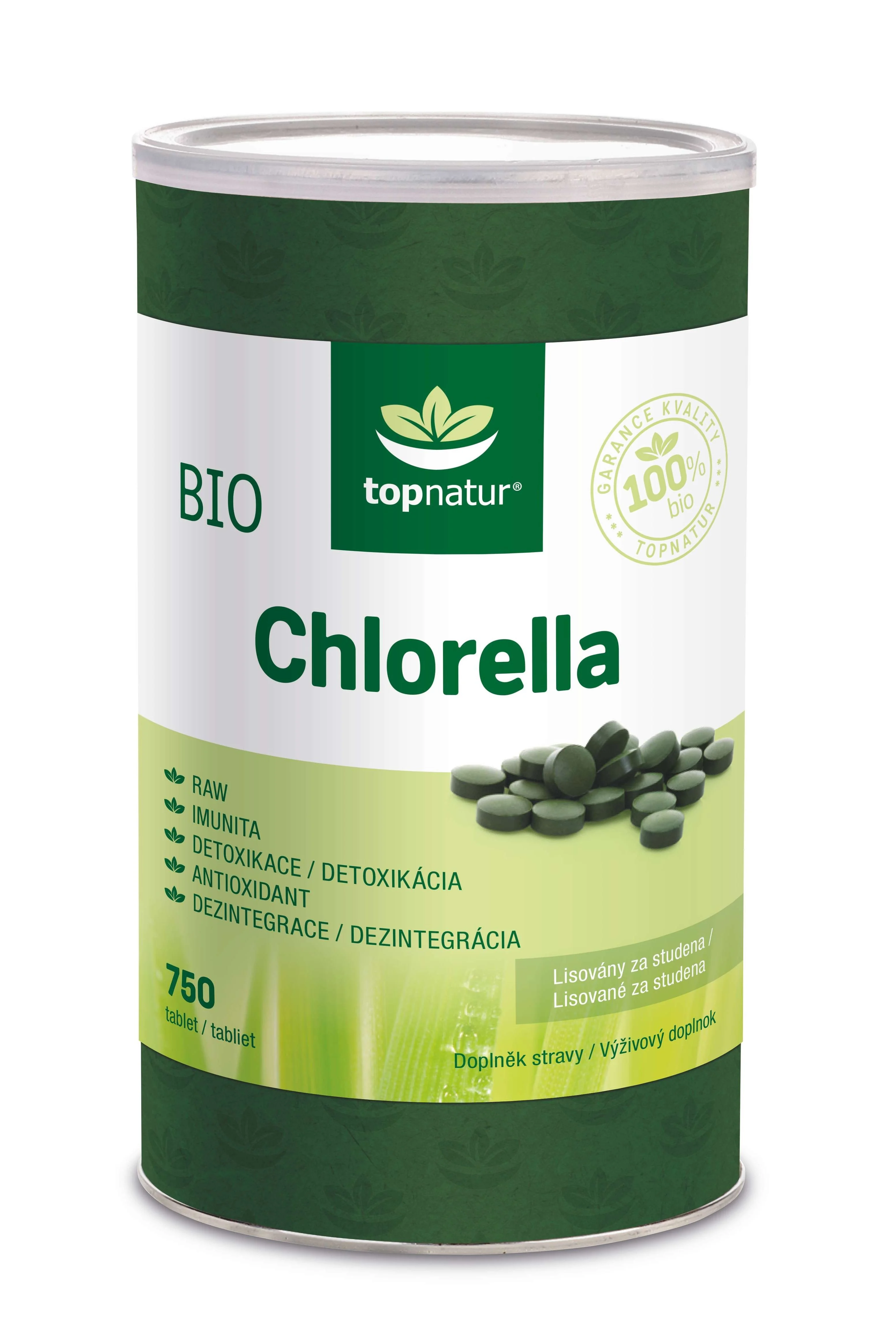 Topnatur BIO Chlorella  750 tablet