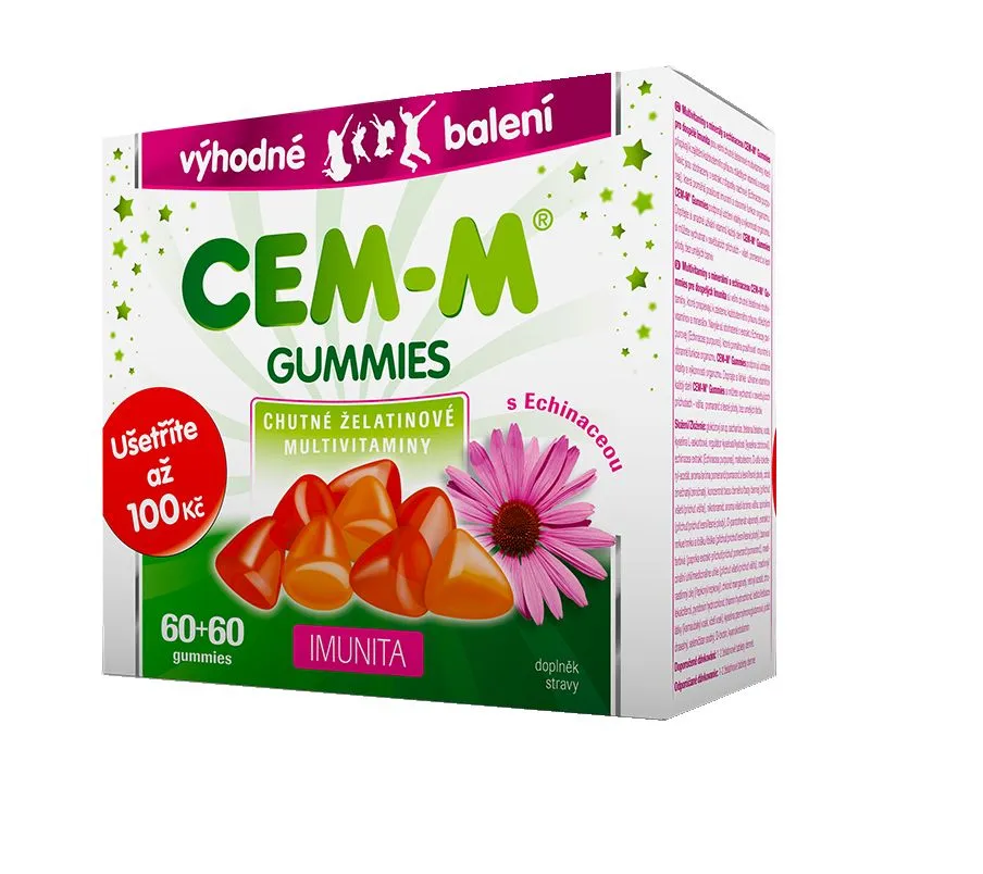 Cem-m gummies Imunita 60+60 tablet dárkové balení 2023