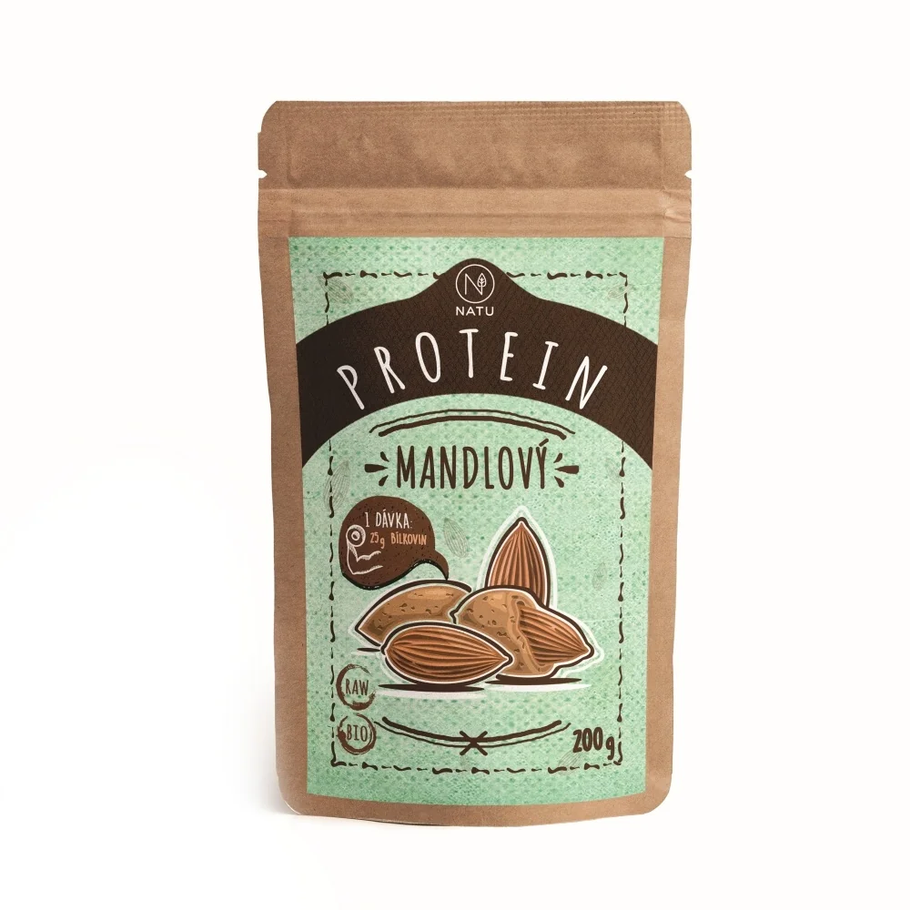 NATU Mandlový protein BIO 200 g