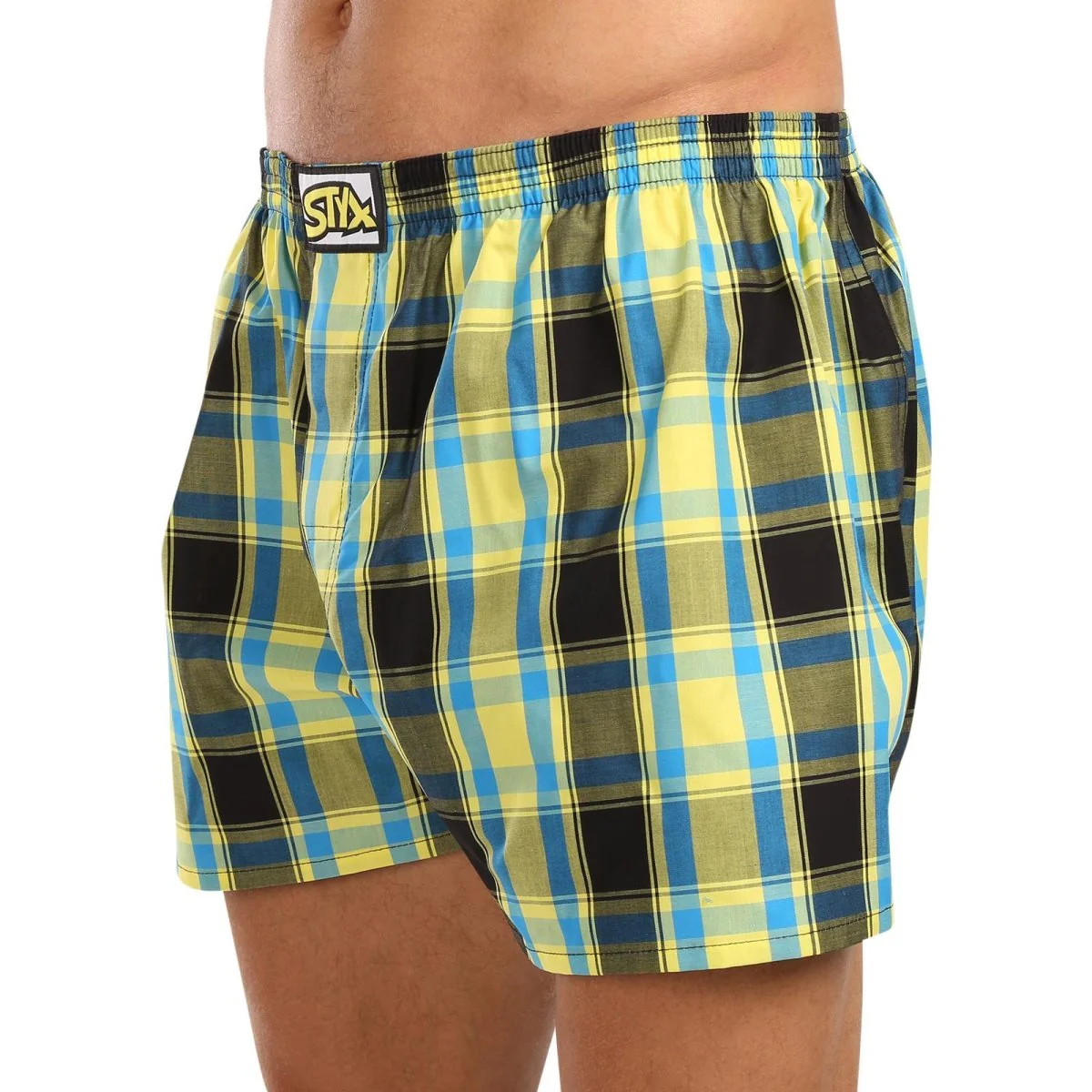 Styx Pánské trenky klasická guma nadrozměr vícebarevné (E1033) 3XL