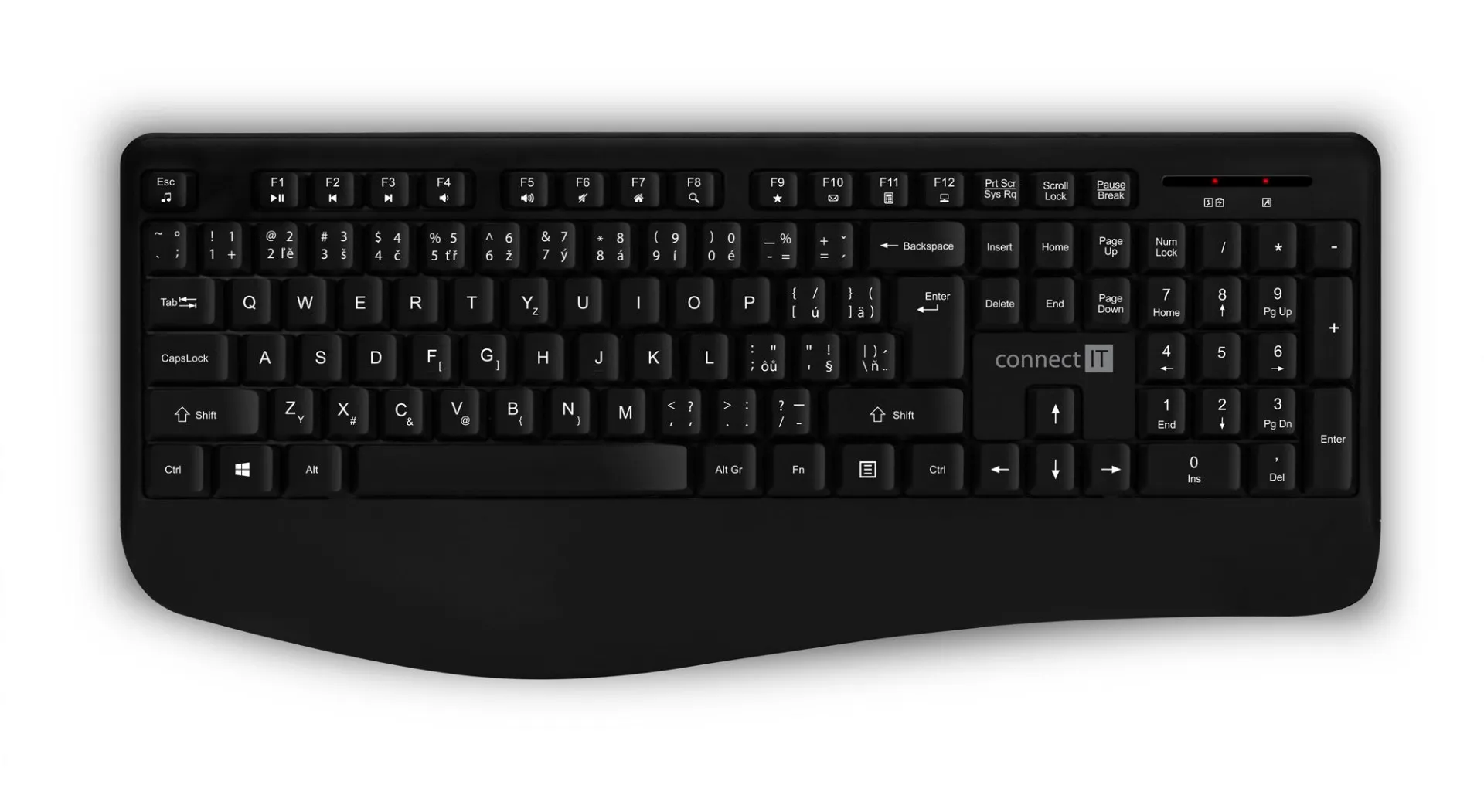 Connect IT CKM-7803-CS combo bezdrátová klávesnice + myš černá