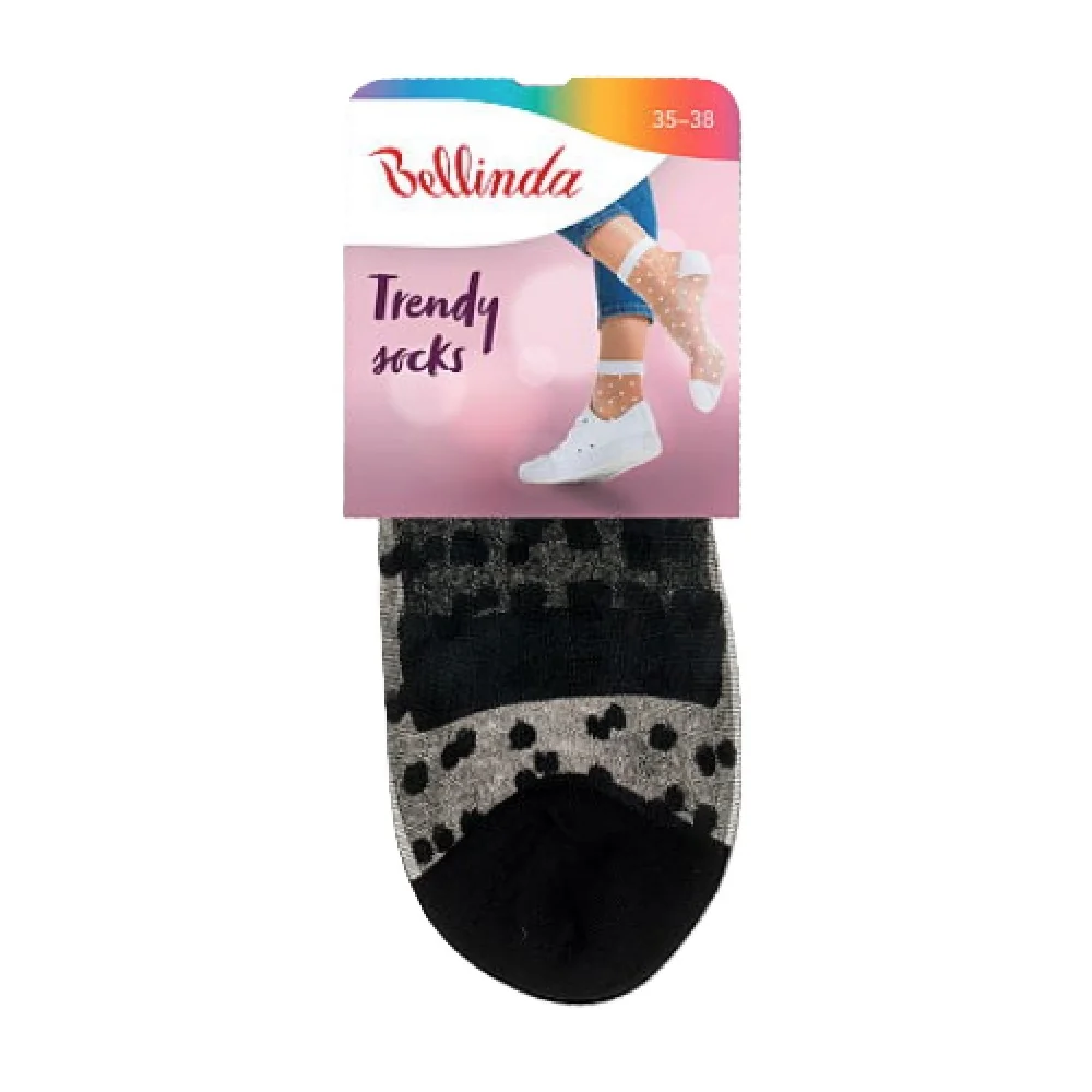 Bellinda Dámské punčochové ponožky s puntíky vel. 35/38 1 pár černé