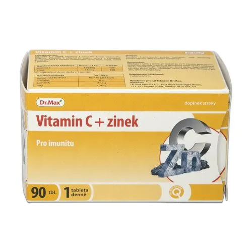 Dr. Max Vitamin C + zinek 90tbl.