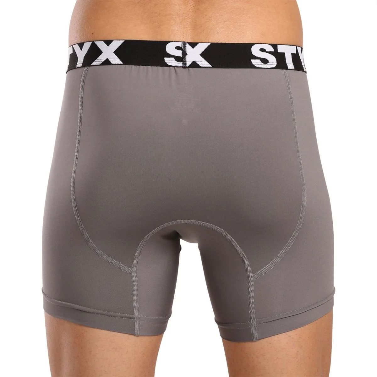 Styx Pánské funkční boxerky tmavě šedé (W1063) M