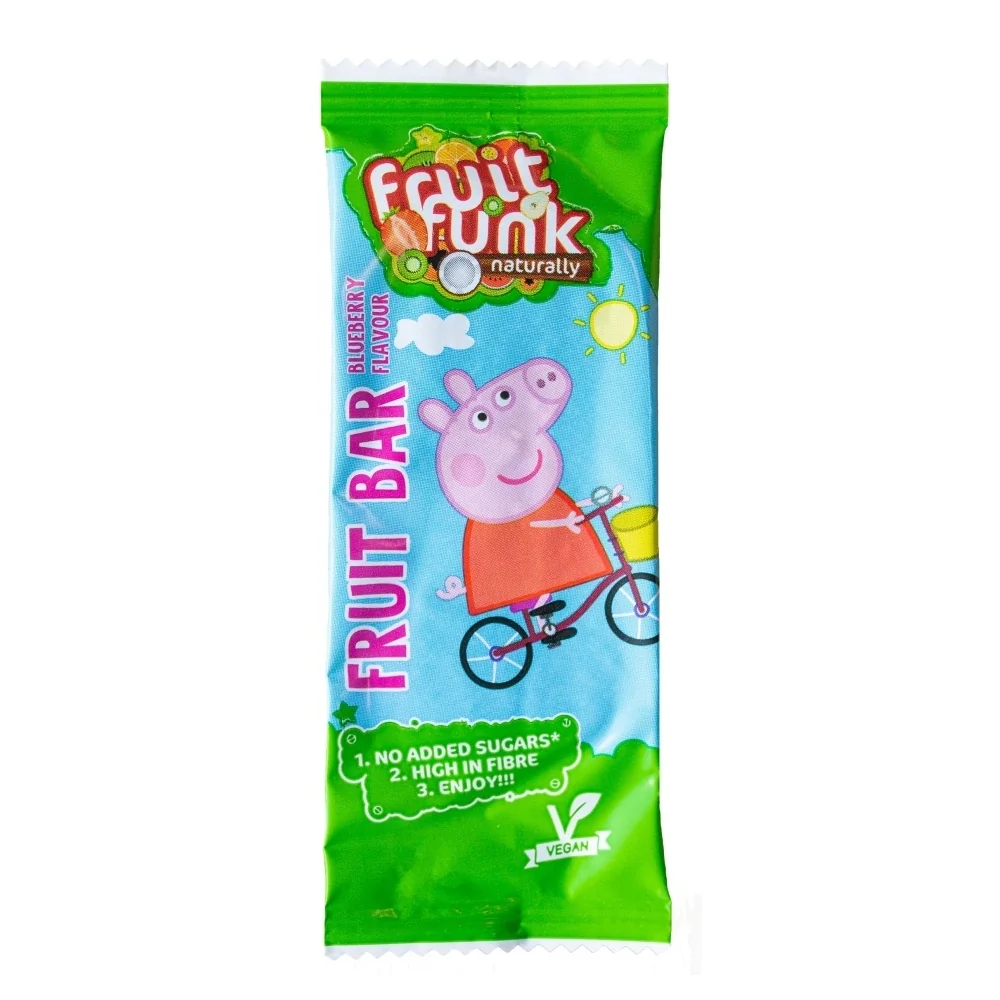 Fruitfunk Prasátko Pepa borůvková ovocná tyčinka 20 g