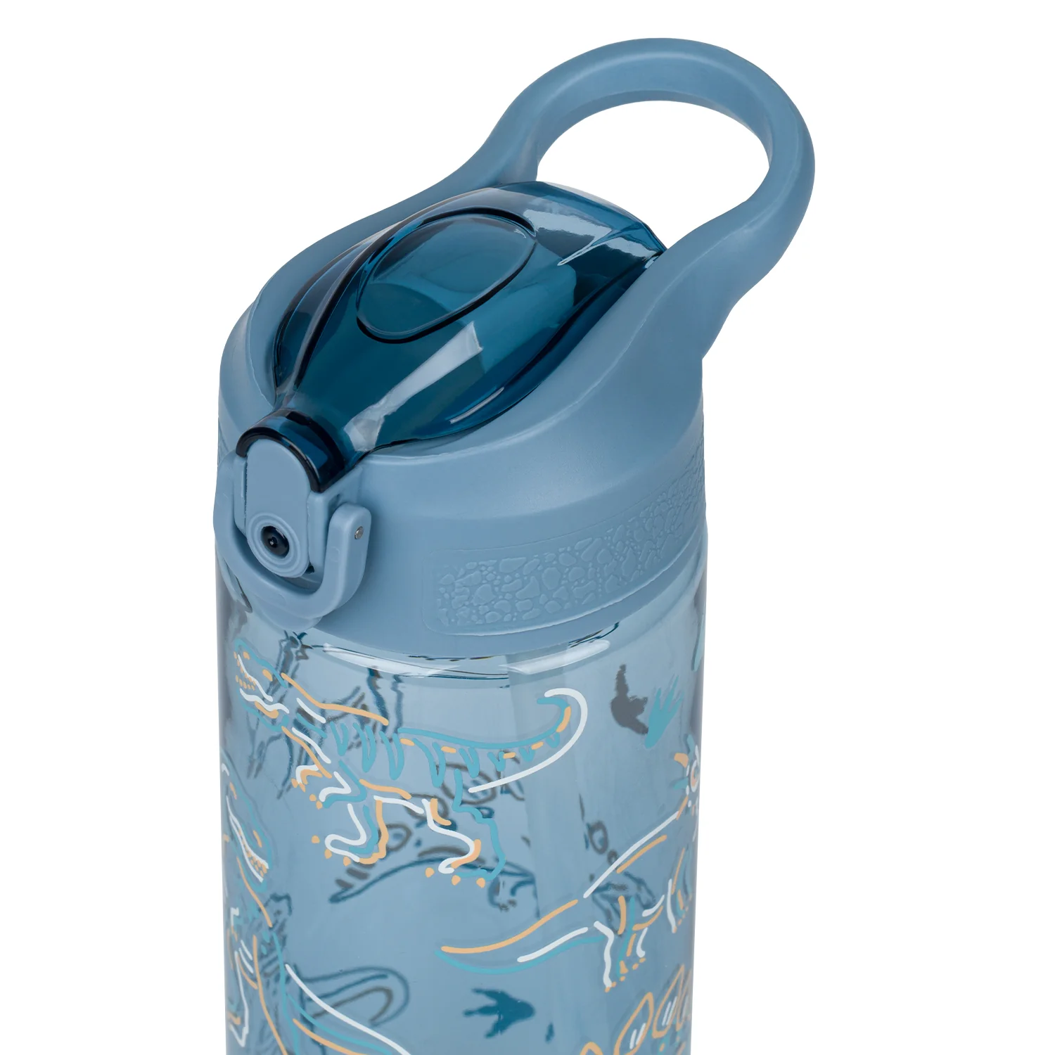 Baagl Tritanová láhev na pití s brčkem Dino, 500 ml 