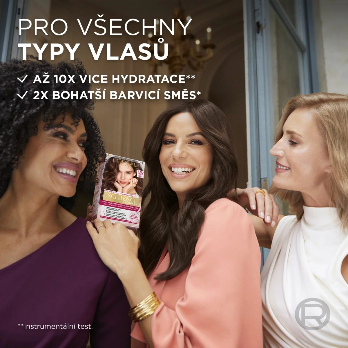 Loréal Paris Excellence Creme odstín 4.54 mahagonově měděná barva na vlasy