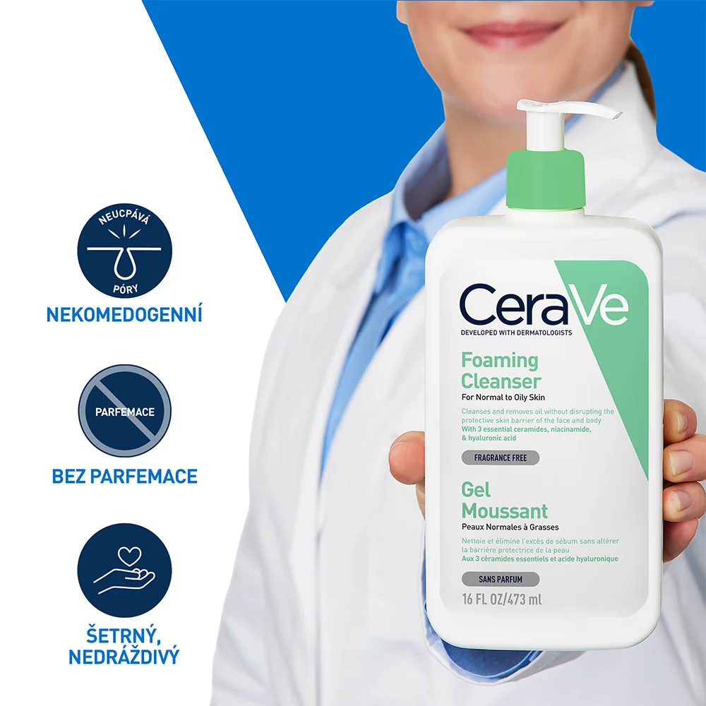 CeraVe Čisticí pěnící gel 473 ml