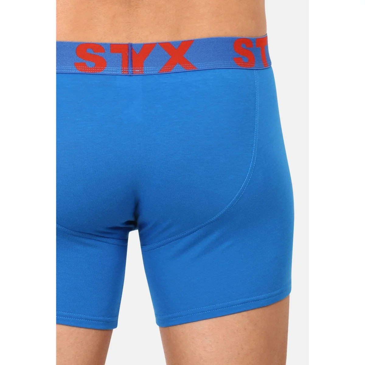 Styx 3PACK pánské boxerky long sportovní guma vícebarevné (3U10137) XXL