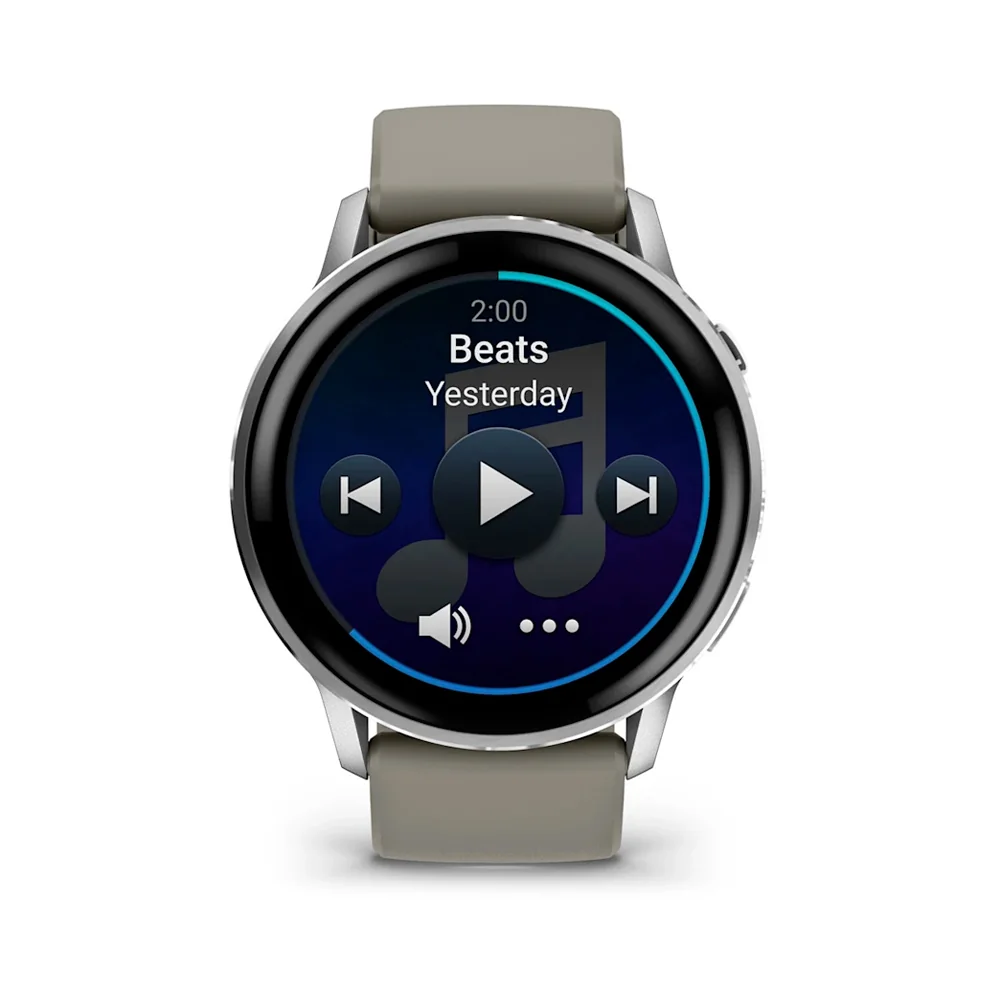 Garmin Venu 4 45 mm chytré hodinky Silver/SilverGray Silicone