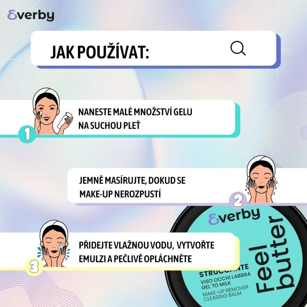 Everby Feel Butter odličovací balzám 100 ml