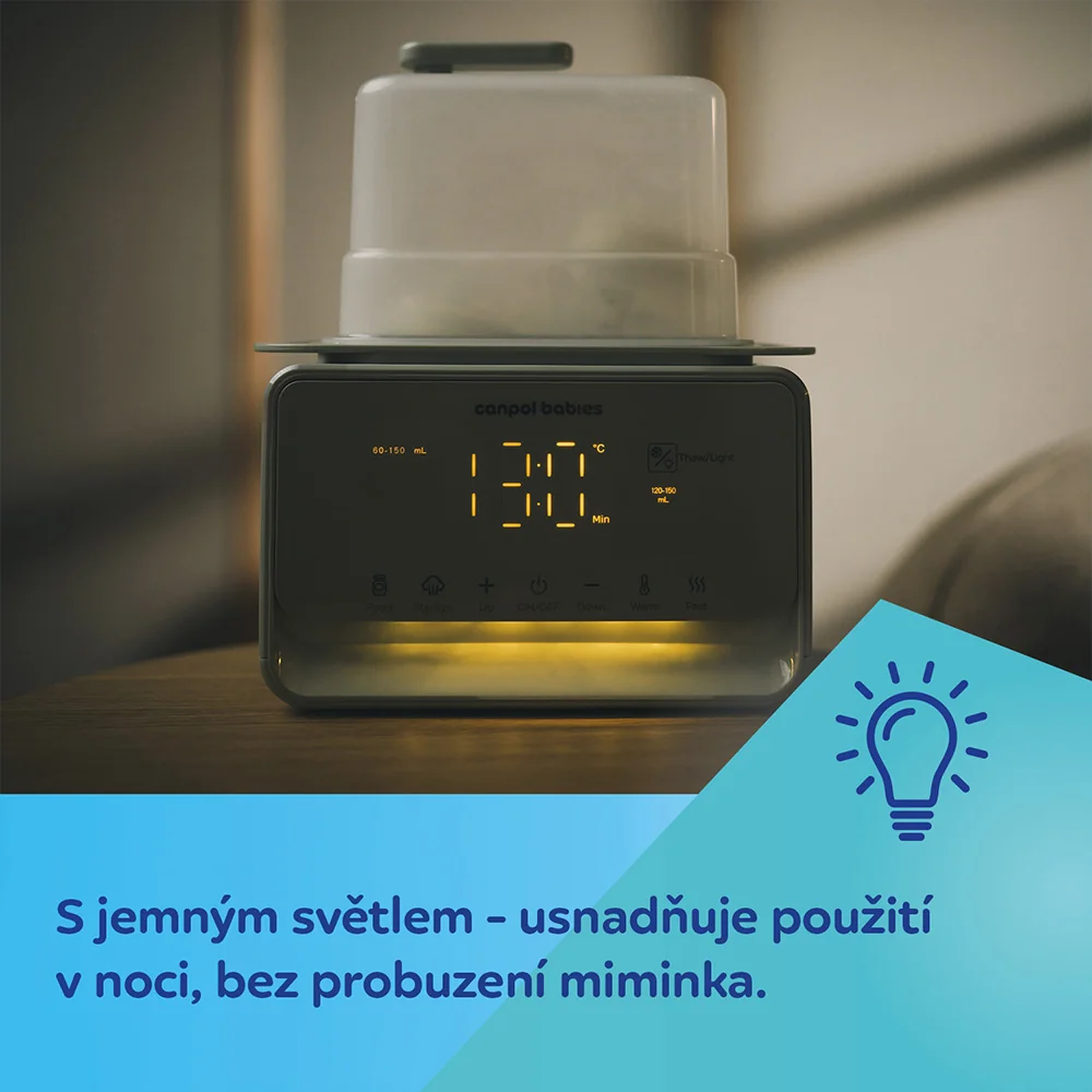 Canpol babies Ohřívač a sterilizátor lahví 7v1