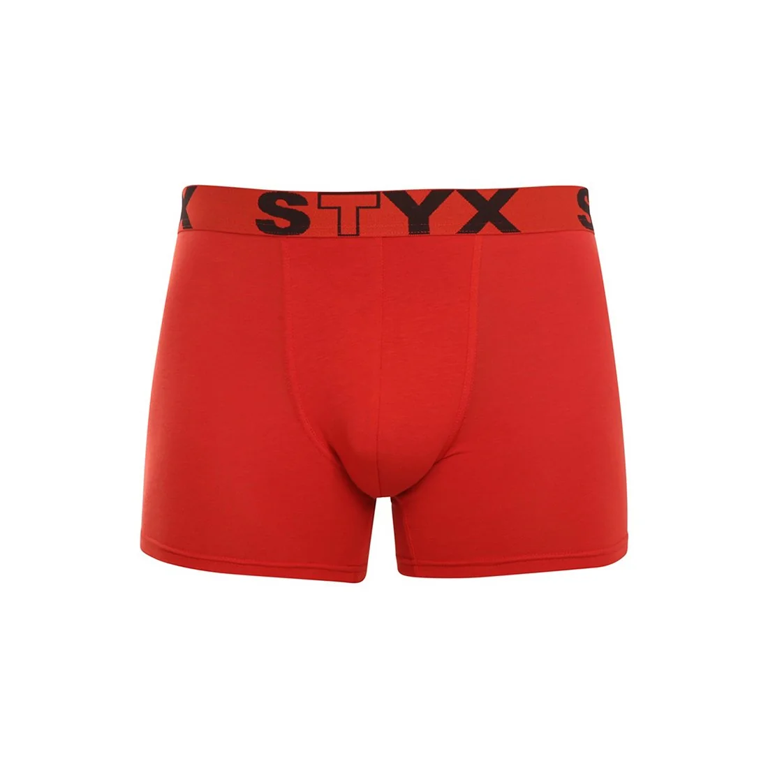 Styx Pánské boxerky long sportovní guma červené (U1064) XXL