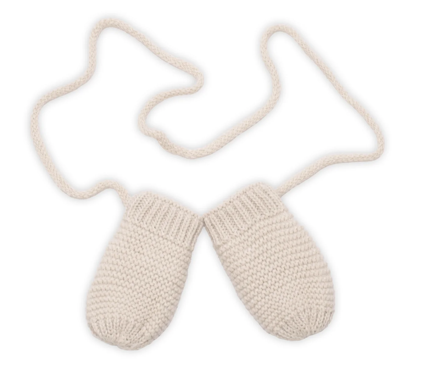 Baby Nellys Dětská sada, zimní čepice s šálou + rukavičky 3D, Teddy Bear - béžová
