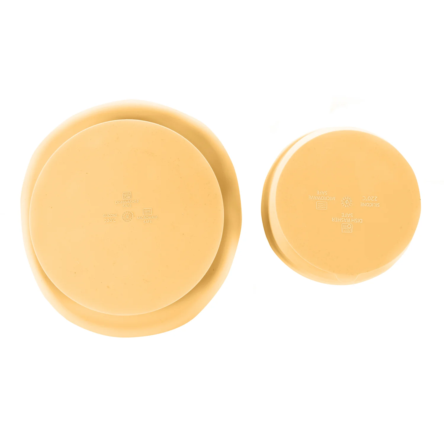 Zopa Silikonová dětská jídelní sada, Mustard Yellow 4