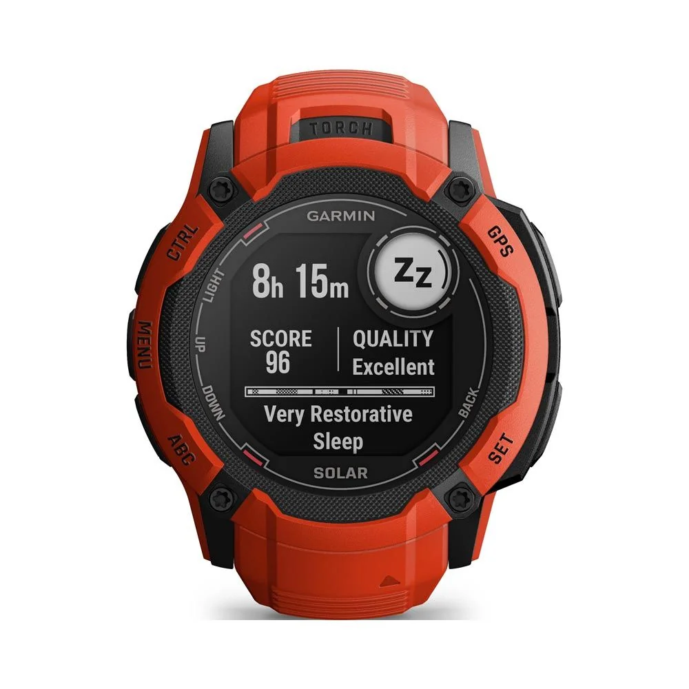 Garmin Instinct 2X Solar chytré hodinky Flame Red
