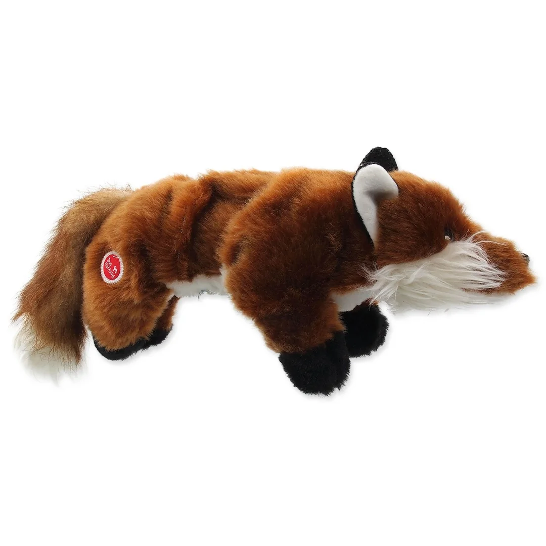 Dog Fantasy Hračka Plush liška pískací černé tlapky 45cm 