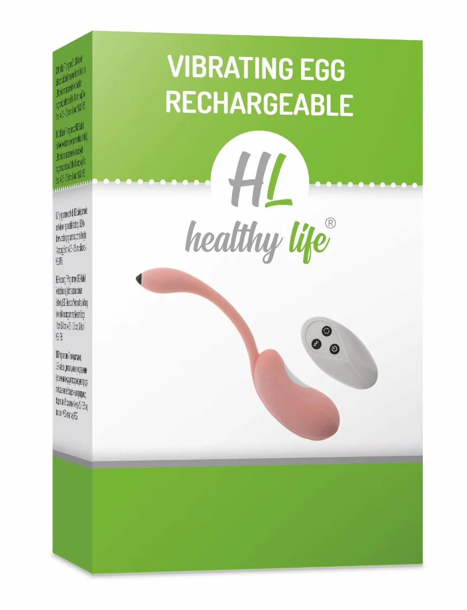 Healthy life Vibrating Egg Rechargeable pink 