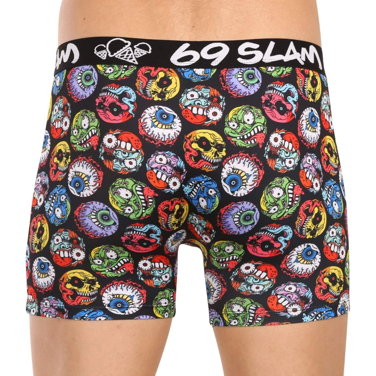 69SLAM Pánské boxerky fit monster ball dylan (MBYMNR-PO) M