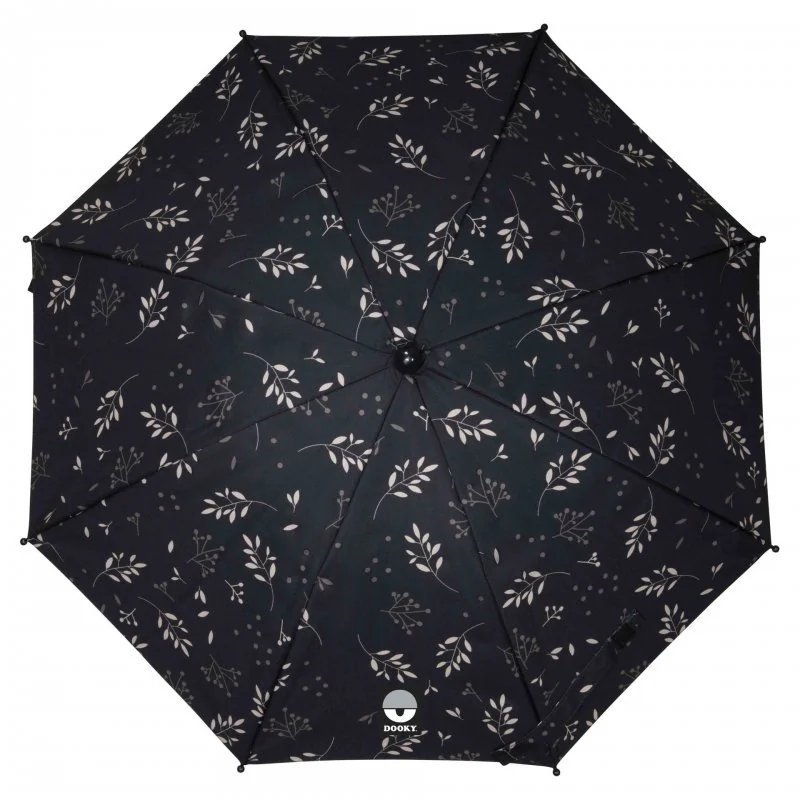 Dooky slunečník na kočárek Romantic Leaves Black