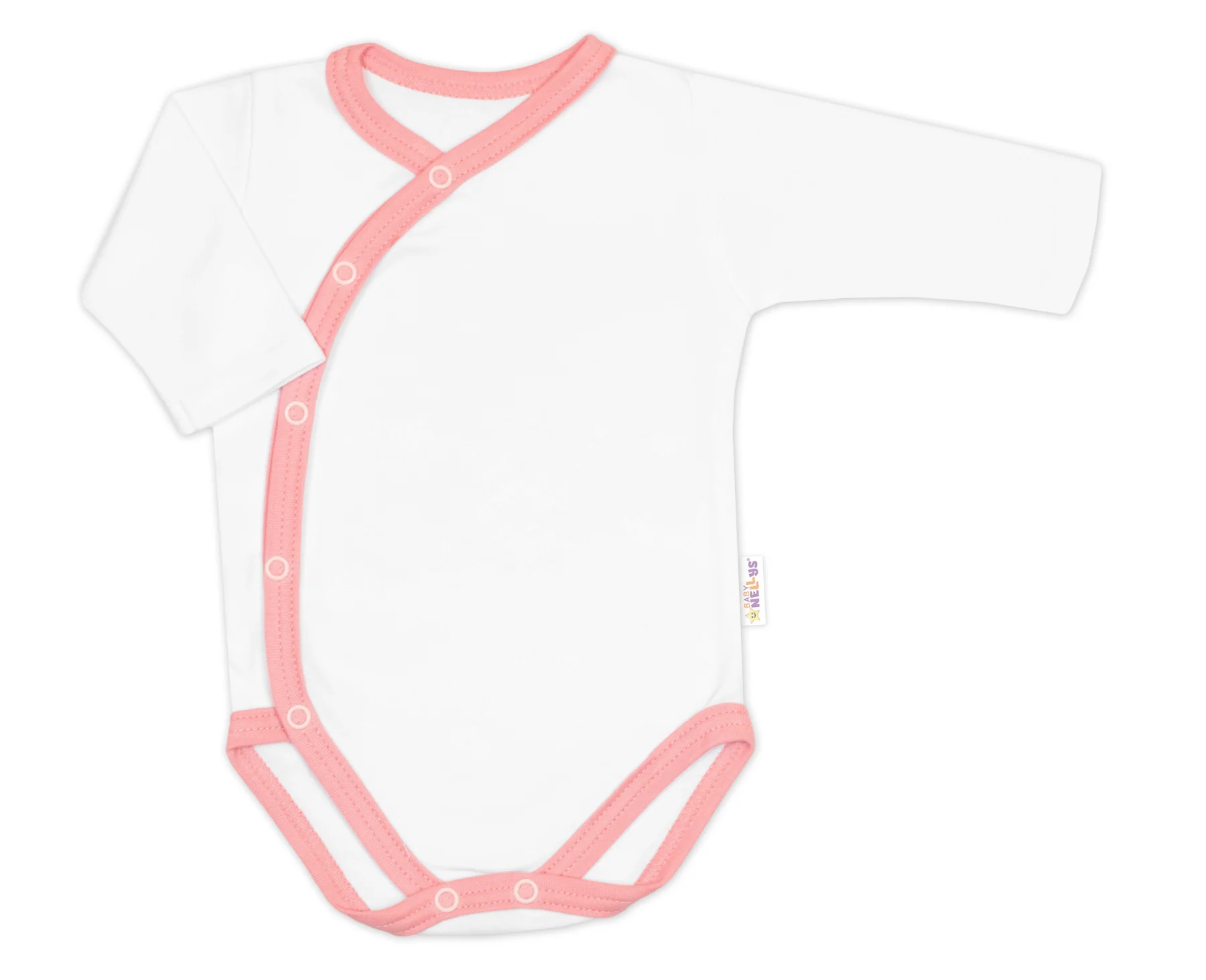Baby Nellys 5D Bavlněná souprava pro miminko do porodnice Nature, růžová,56