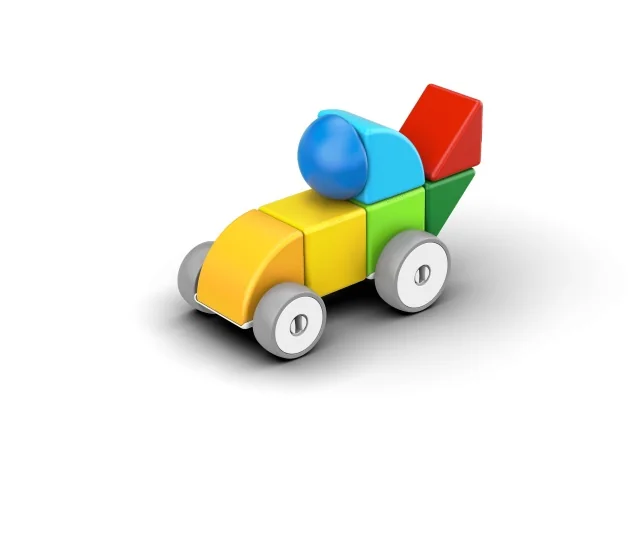 Geomag Magicube Auto magnetická stavebnice 13 dílků