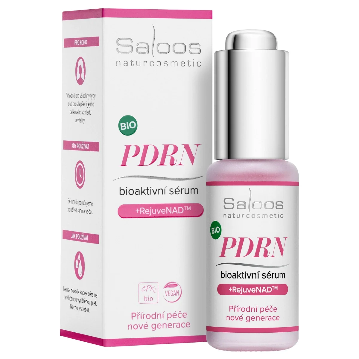 Saloos BIO PDRN Bioaktivní sérum + RejuveNAD 20 ml