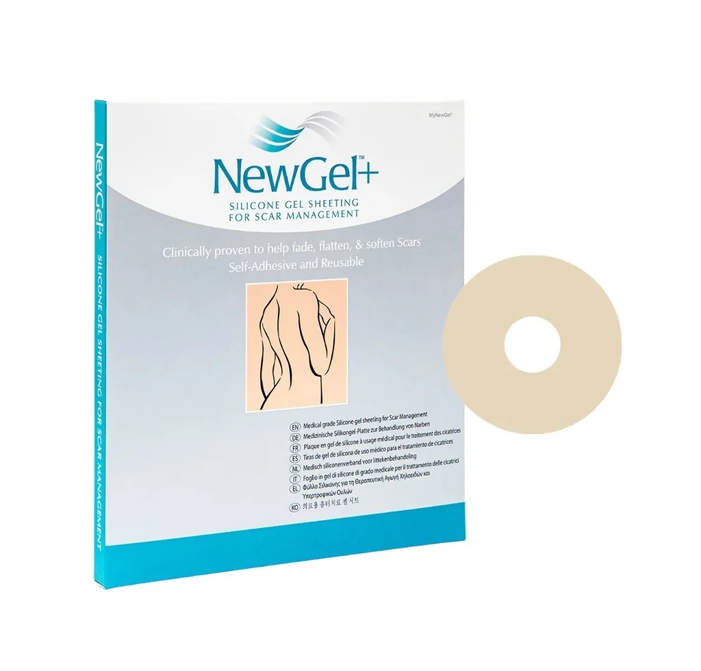 NewGel+ NG-120 Areola silikonová náplast na jizvy 2 ks béžová