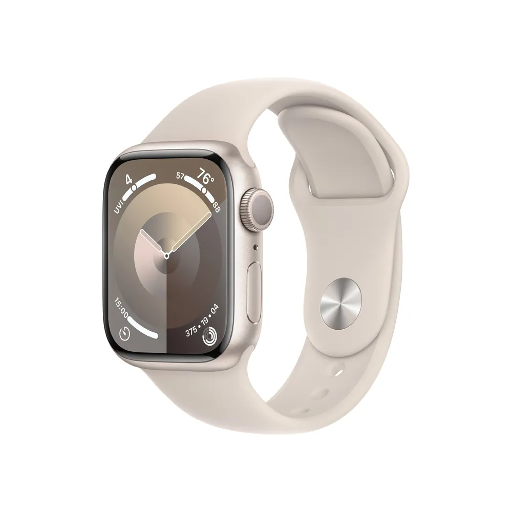 Apple Watch S9 41 mm sport band S/M smart hodinky Starlight