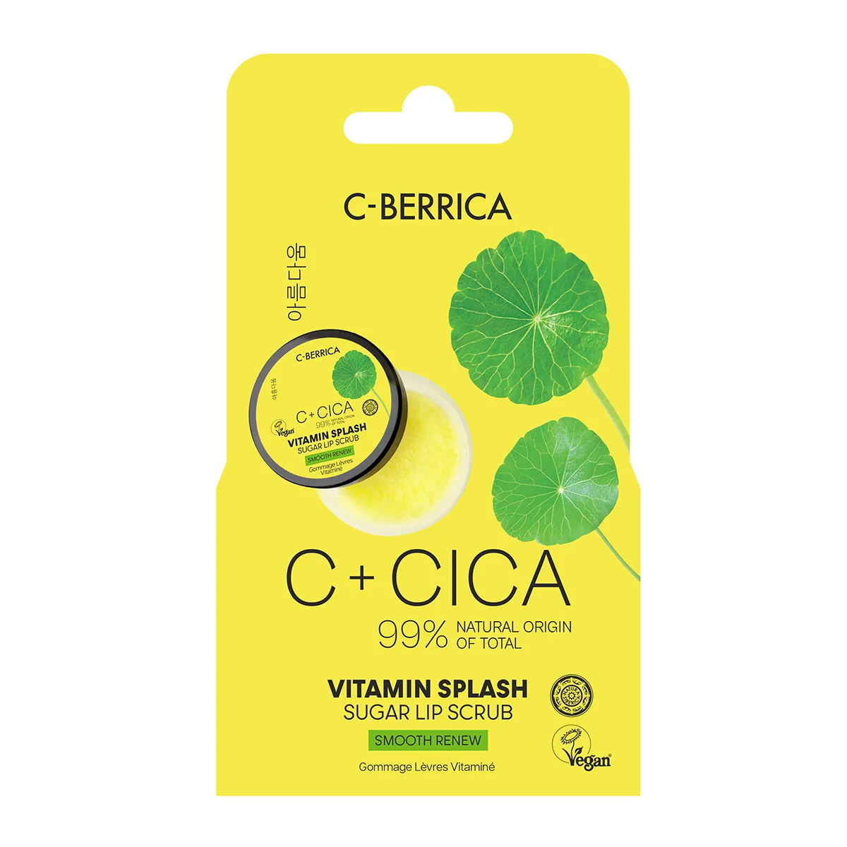 Natura Siberica CICA C-Berrica Vitamin Splash cukrový peeling na rty 10 ml