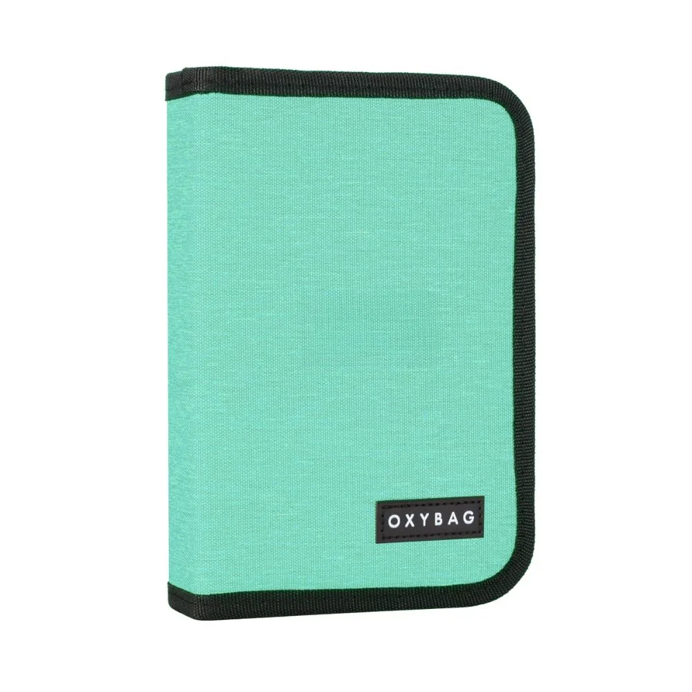 Oxybag UNICOLOR - jednopatrový penál Mint, 2 chlopně