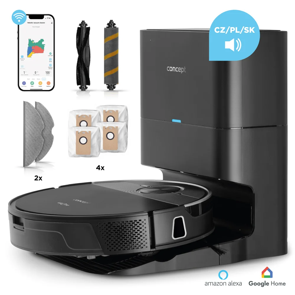 Concept visiOne 3D VR3550 robotický vysavač s mopem
