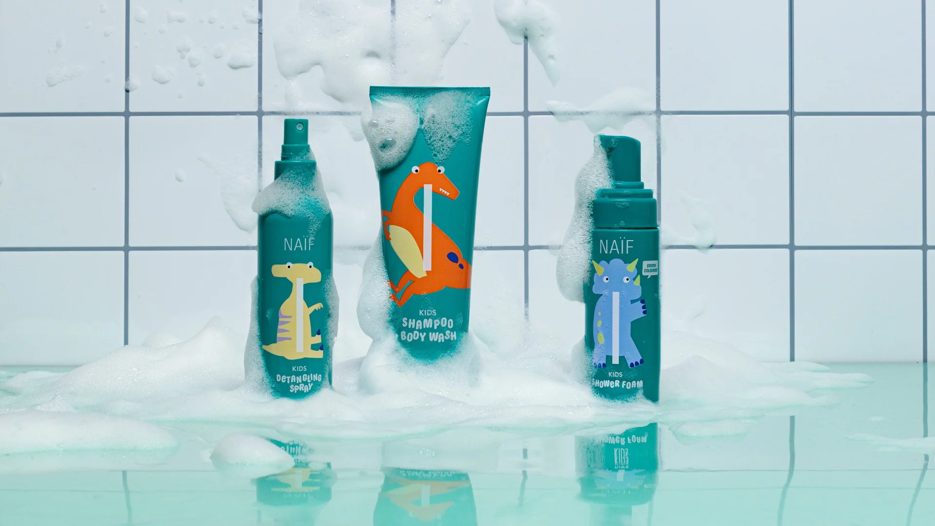 NAIF Dětský mycí gel a šampon 250 ml