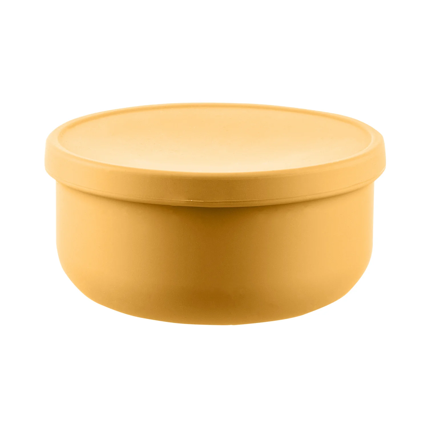 Zopa Silikonová miska s víčkem, Mustard Yellow 4