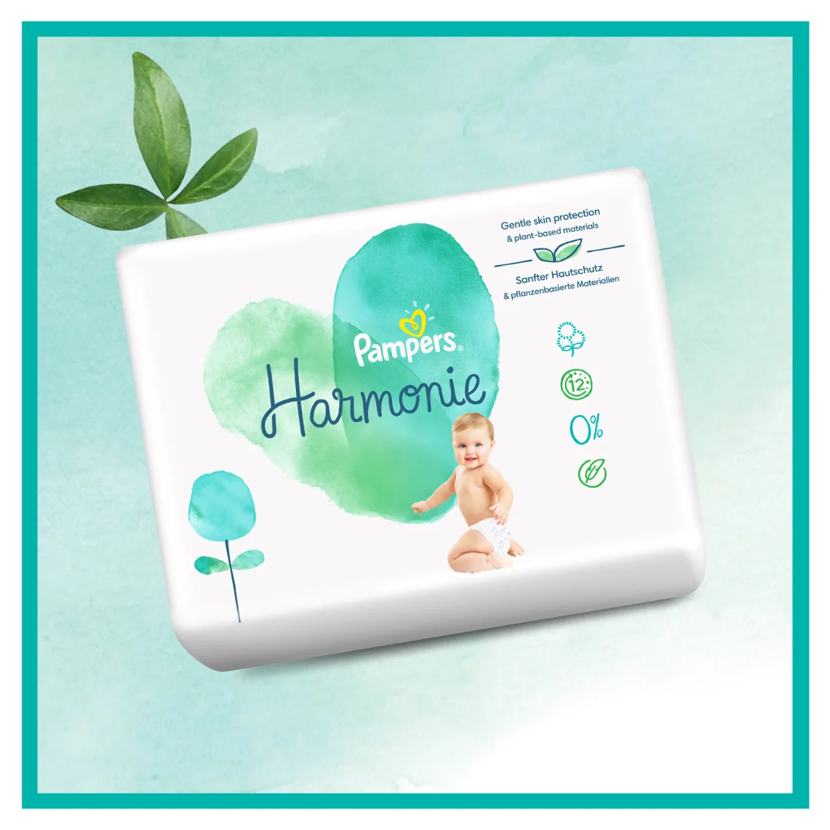 Pampers Harmonie vel. 3 6–10 kg dětské pleny 180 ks
